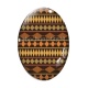 Cabochon Verre Ovale - Afrique