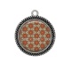 Pendentif Cabochon Argent - Afrique