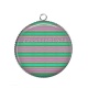 Pendentif Cabochon Argent - Afrique