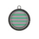 Pendentif Cabochon Argent - Afrique