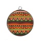 Pendentif Cabochon Argent - Afrique