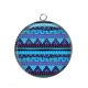 Pendentif Cabochon Argent - Afrique