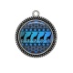Pendentif Cabochon Argent - Afrique