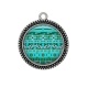 Pendentif Cabochon Argent - Afrique