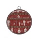 Pendentif Cabochon Argent - Afrique