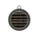 Pendentif Cabochon Argent - Aztèque