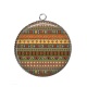Pendentif Cabochon Argent - Afrique