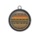 Pendentif Cabochon Argent - Afrique
