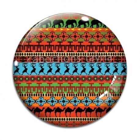 Cabochon Verre - Afrique