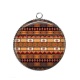 Pendentif Cabochon Argent - Afrique