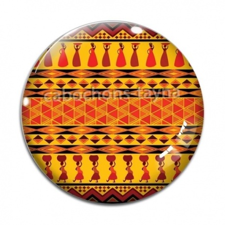 Cabochon Verre - Afrique