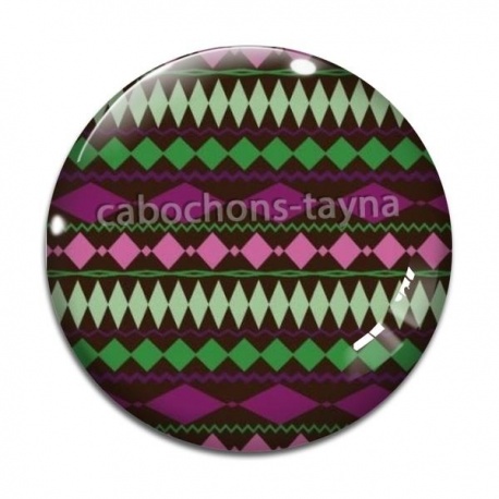 Cabochon Verre - Afrique
