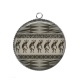 Pendentif Cabochon Argent - Afrique
