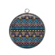 Pendentif Cabochon Argent - Afrique