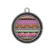 Pendentif Cabochon Argent - Afrique