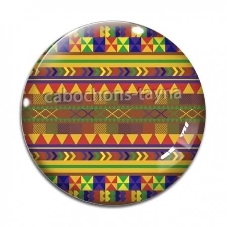 Cabochon Verre - Afrique