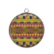 Pendentif Cabochon Argent - Afrique