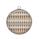 Pendentif Cabochon Argent - Afrique