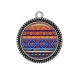 Pendentif Cabochon Argent - Afrique