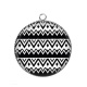 Pendentif Cabochon Argent - Afrique