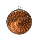 Pendentif Cabochon Argent - spirale