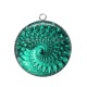 Pendentif Cabochon Argent - spirale