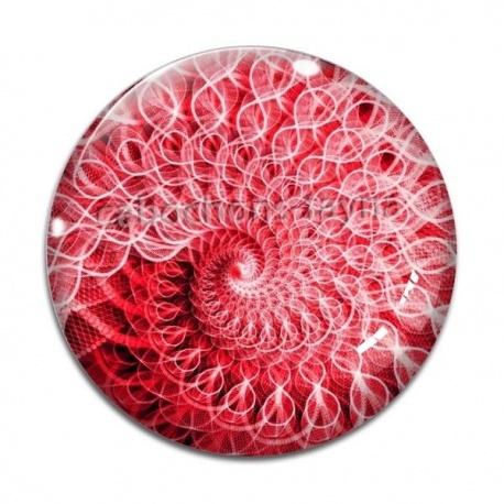 Cabochon Verre - spirale