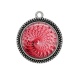 Pendentif Cabochon Argent - spirale
