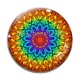 Cabochon Verre - mandala