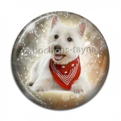 Cabochon Résine - chien