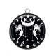 Pendentif Cabochon Argent - fée