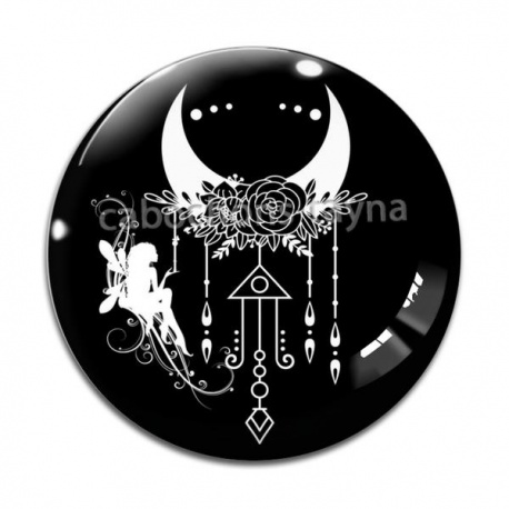 Cabochon Verre - fée