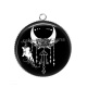 Pendentif Cabochon Argent - fée