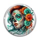 Cabochon Verre - femme gotique