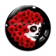 Cabochon Verre - femme gotique