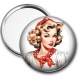 Miroir de poche - pin up
