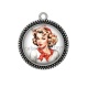 Pendentif Cabochon Argent - pin up