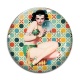 Cabochon Verre - pin up
