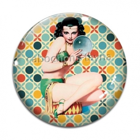 Cabochon Verre - pin up