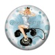 Cabochon Résine - pin up