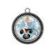 Pendentif Cabochon Argent - pin up