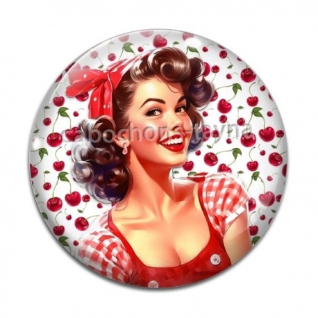 Cabochon Verre - pin up