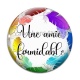 Cabochon Verre - une amie formidable