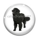 Cabochon Verre - chien