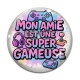 Cabochon Verre - mon amie est une super gameuse
