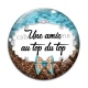 Cabochon Verre - une amie au top du top
