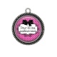 Pendentif Cabochon Argent - pour toi ma meilleure amie