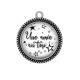 Pendentif Cabochon Argent - une amie au top