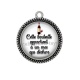 Pendentif Cabochon Argent - cette bouteille appartient à un mec qui déchire