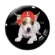 Cabochon Verre - chien